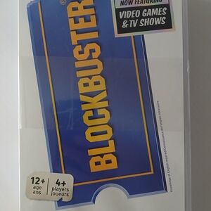 FAMILY FUN! Brand New! Blockbuster Board Game Movie & TV Show Trivia Game - Blue